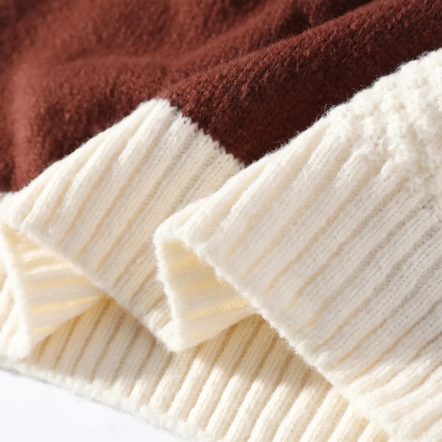 Mens Color Block Sweater Cable Knit Pullover Sweater Textured Sweater Casual Long Sleeve Sweaters Plus Size Pullover