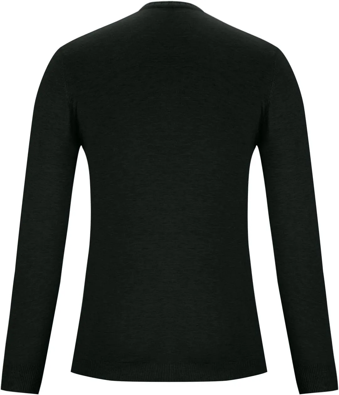 Mens Fashion V Neck Sweaters Lightweight Banded Bottom Long Sleeve Slim Fit Pullover Business Casual Dress Sweater