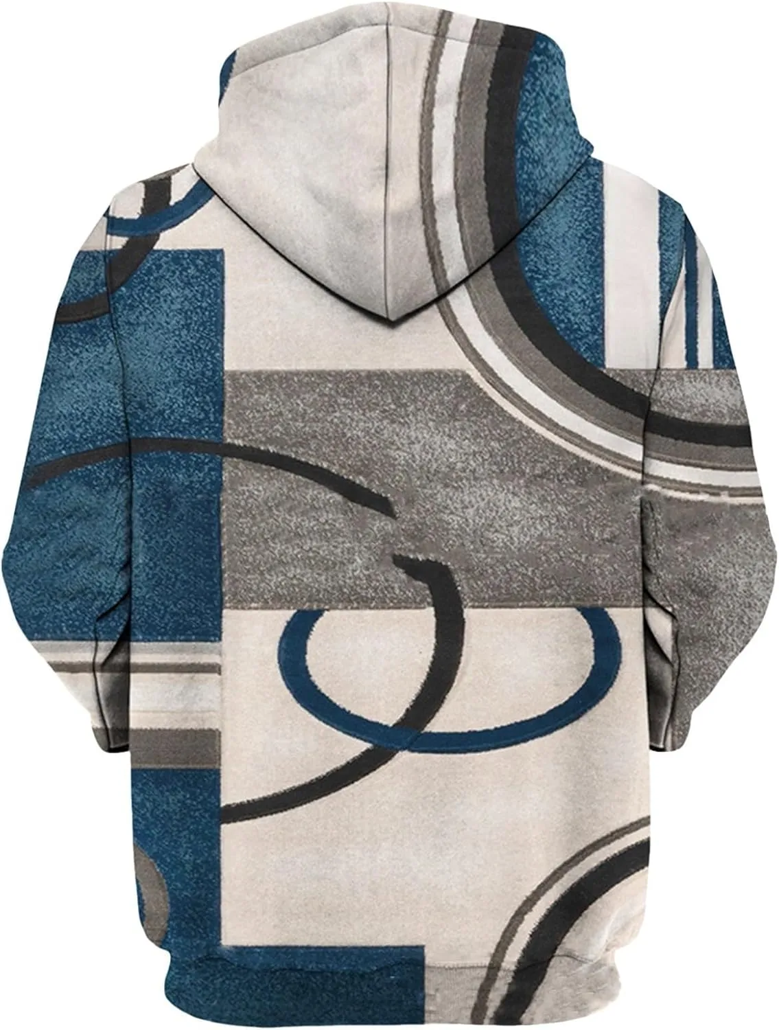 Men's Hoodies 3D Lightning Print Pullover Hooded Sweatshirt With Pockets XXL, 6XL