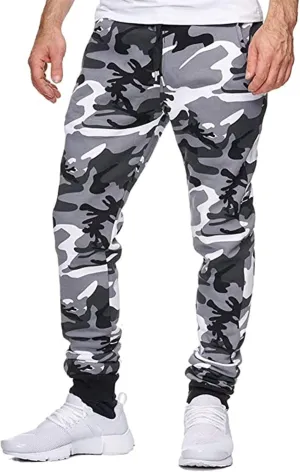 Men's Joggers Sweatpants Basic Fleece Jogger Pant Elastic Waist Casual Workout Lounge Sweat Pants with Pockets