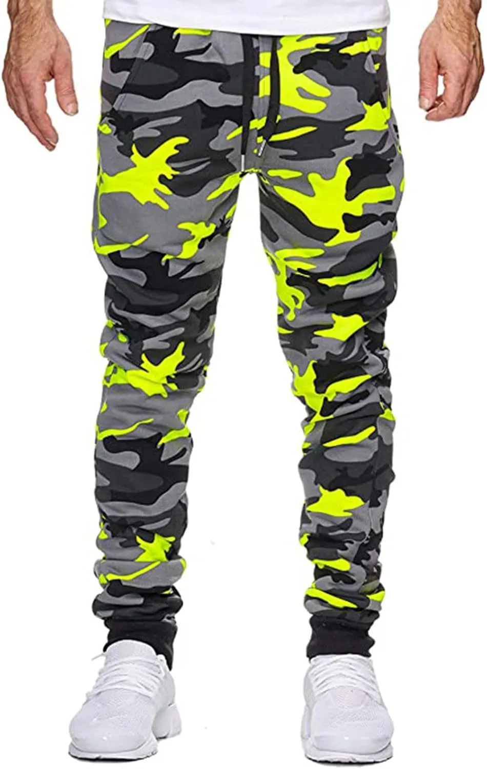 Men's Joggers Sweatpants Basic Fleece Jogger Pant Elastic Waist Casual Workout Lounge Sweat Pants with Pockets