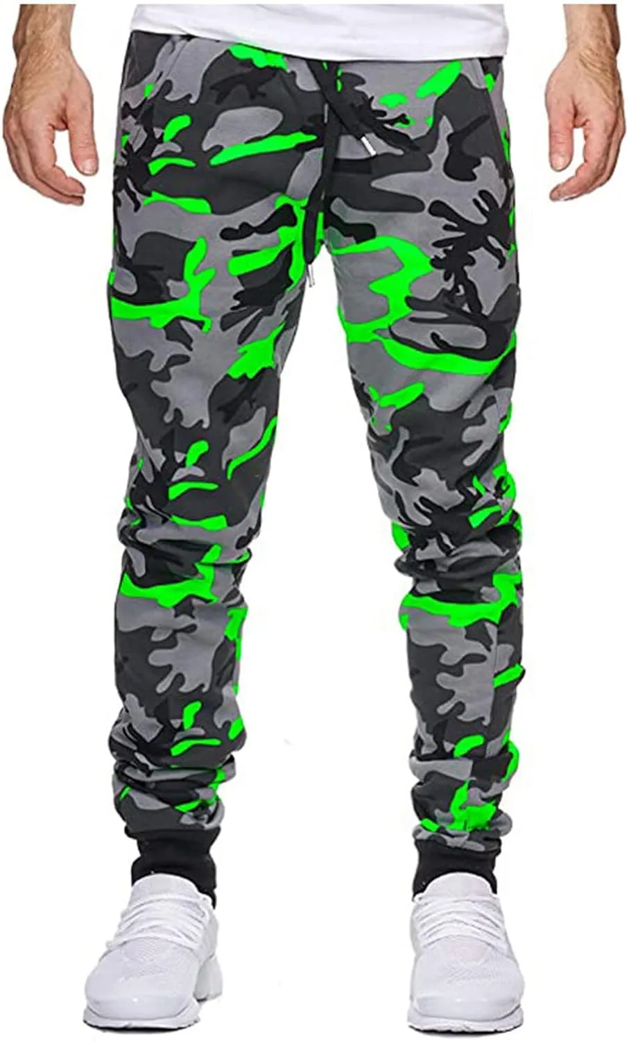 Men's Joggers Sweatpants Basic Fleece Jogger Pant Elastic Waist Casual Workout Lounge Sweat Pants with Pockets