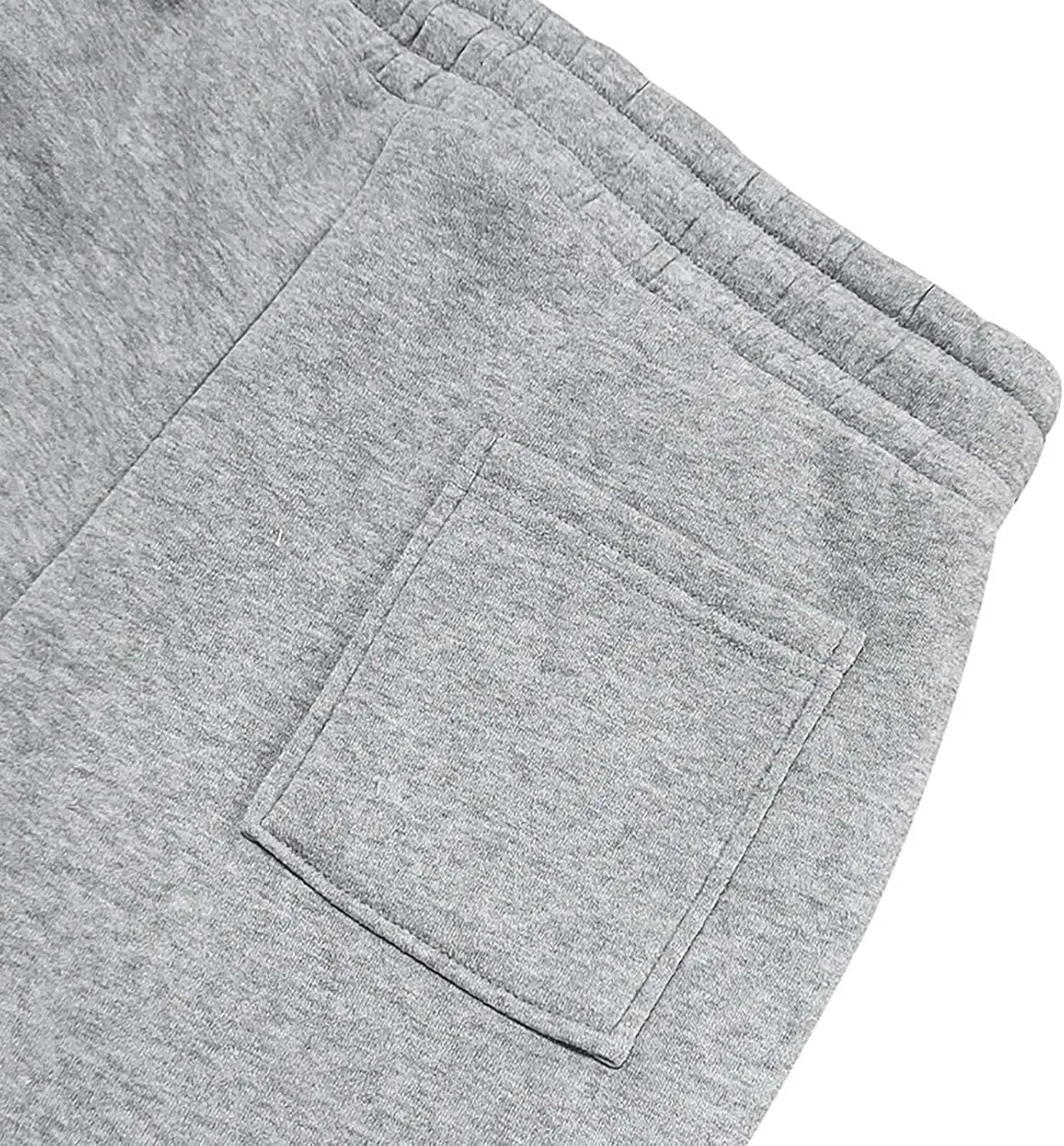 Mens Joggers with Pockets Drawstring Waist Heavyweight Sweatpants Baggy Winter Casual Fleece Lined Cargo Pants