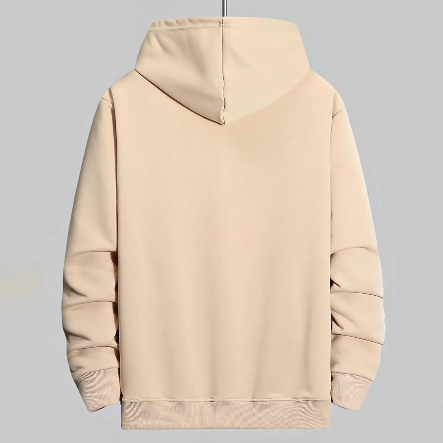 Men's Letter Print Long Sleeve Sweatshirt Athletic Performance Lightweight Hoodie for Men Casual Pullover Tops