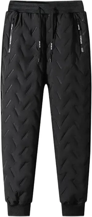 Men's Lightweight Jogger Pants Winter Plush Pants Men's Warm Small Foot Guard Pants Spring and Sweatpants Trousers