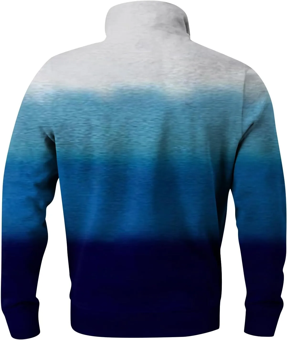 Men's Quarter Zip Casual Comfort Golf Running Sweater Lightweight Soft Pullover Collar Sweatshirt