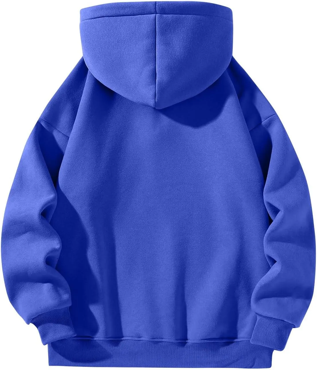 Mens Quarter Zip Pullover Comfy Loose Fit Long Sleeve Oversized Hoodie Trendy Casual Fleece Hooded Sweatshirt