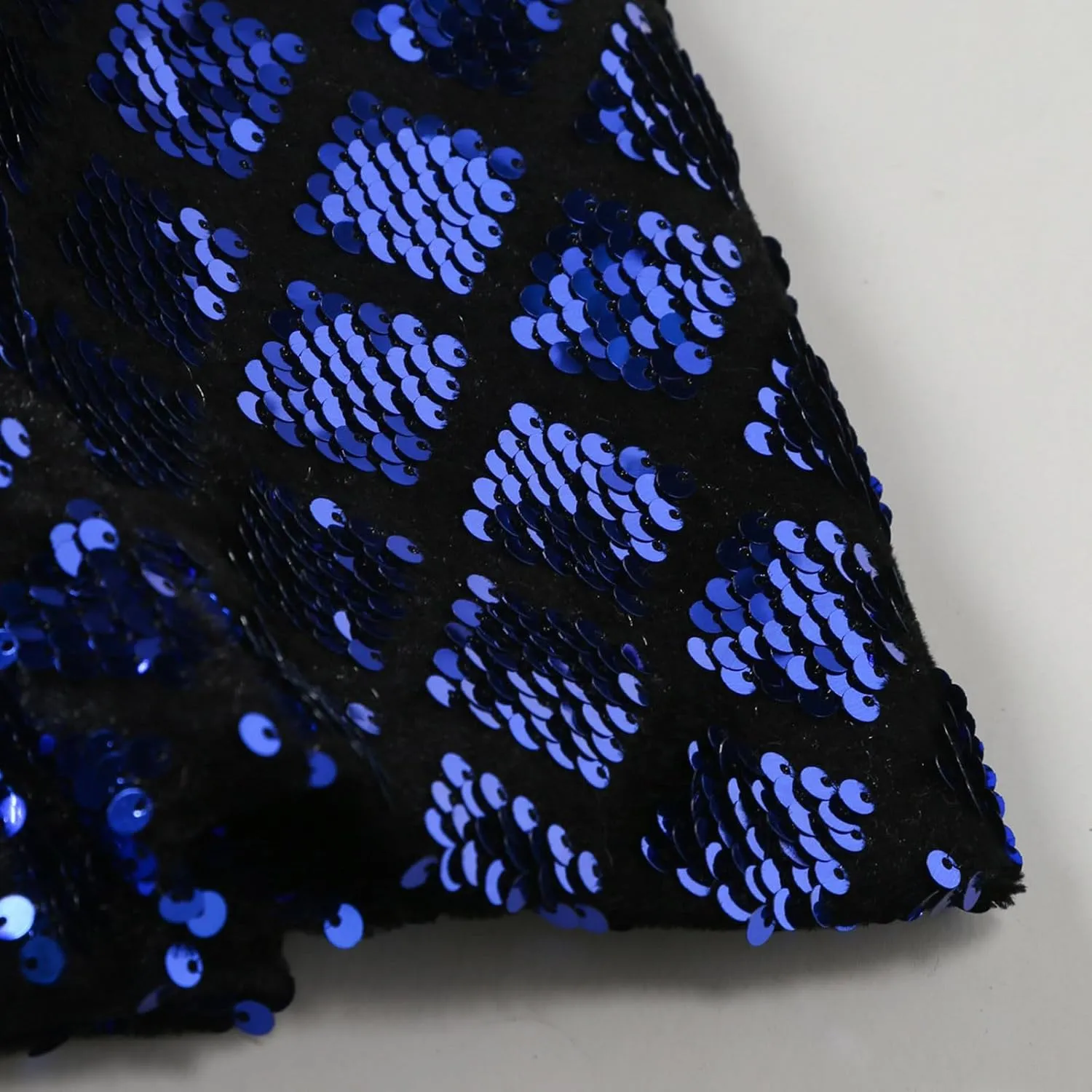 Men's Sequin Shiny Blazers Notched Lapel One Button Suit Jacket Slim Fit Tuxedo Sport Coats Jackets for Wedding Party
