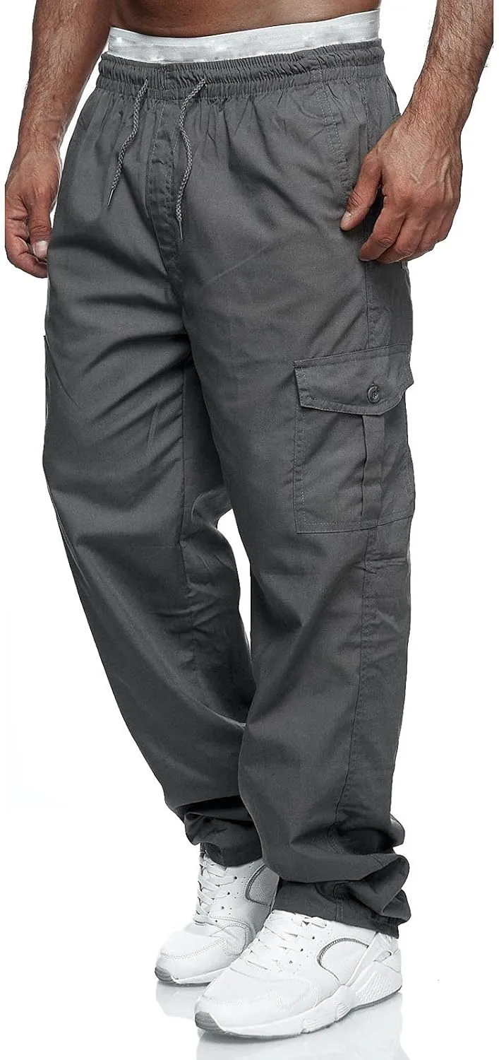 Mens Sweatpants Joggers Warm Fleece Heavyweight Gym Athletic Running Track 5 Pocket Winter Sweat Pants Athletic Pants