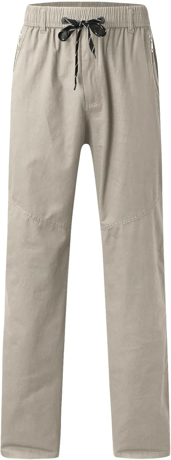 Mens Sweatpants with Pockets Big and Tall for Jogging Running Exercise Gym Workout Mens Zip Joggers Pants Casual Gym