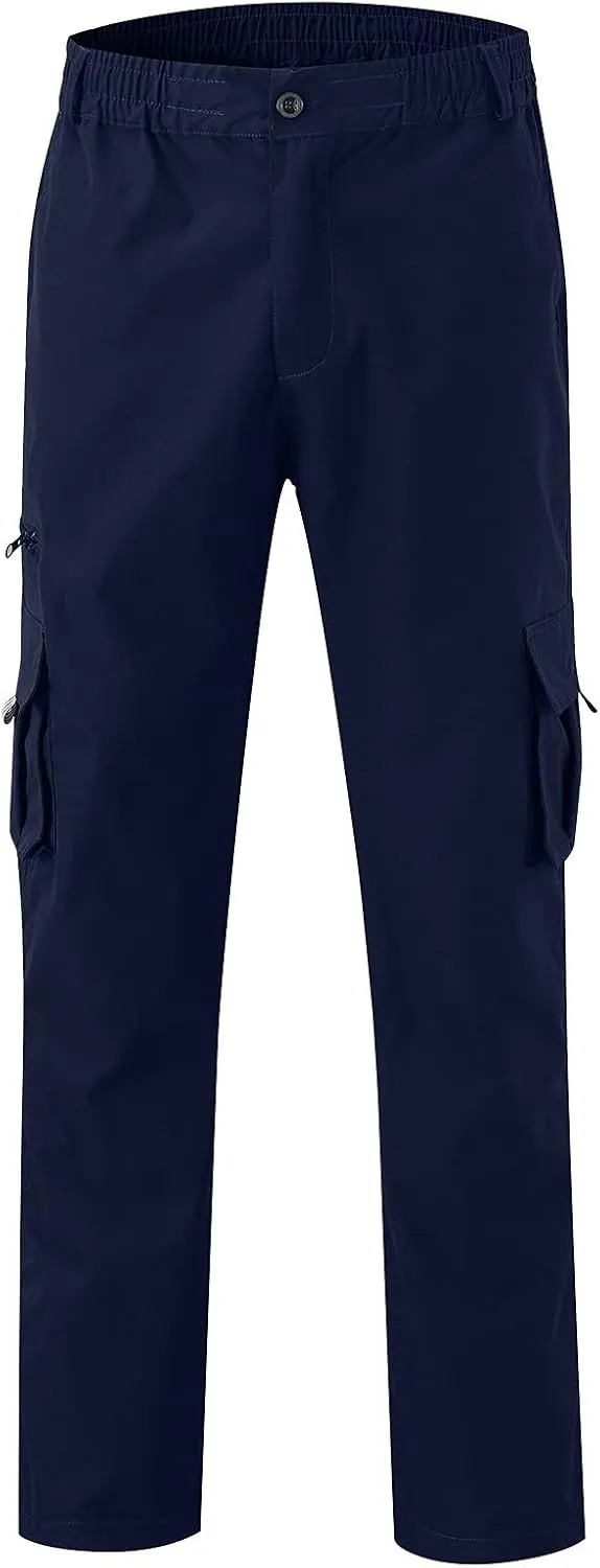 Mens Sweatpants with Pockets Big and Tall Pants Men's Tech Fleece Active Athletic Casual Open Bottom Cargo Sweatpants