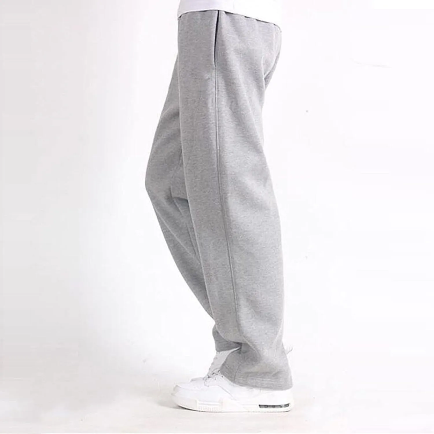 Mens Sweatpants with Pockets Mens Cargo Pants Casual Drawstring Athletic Jogger Sports Outdoor Trousers Mens Active