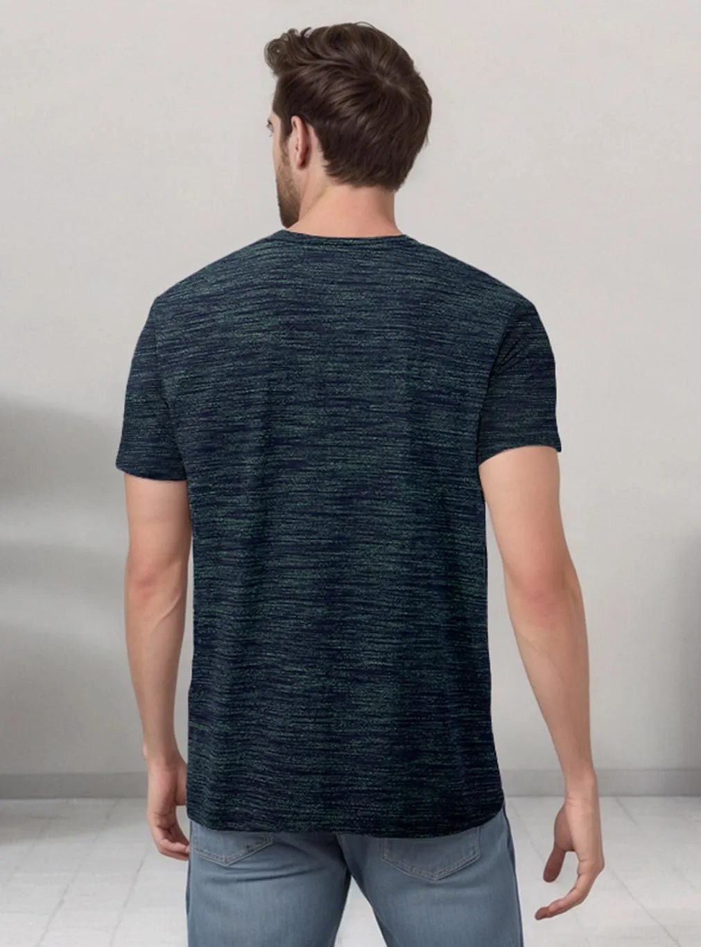 Mens V Neck T Shirts Casual Stylish Graphic Stretch Short Sleeve T-Shirt Cotton Tees Tops Shirt