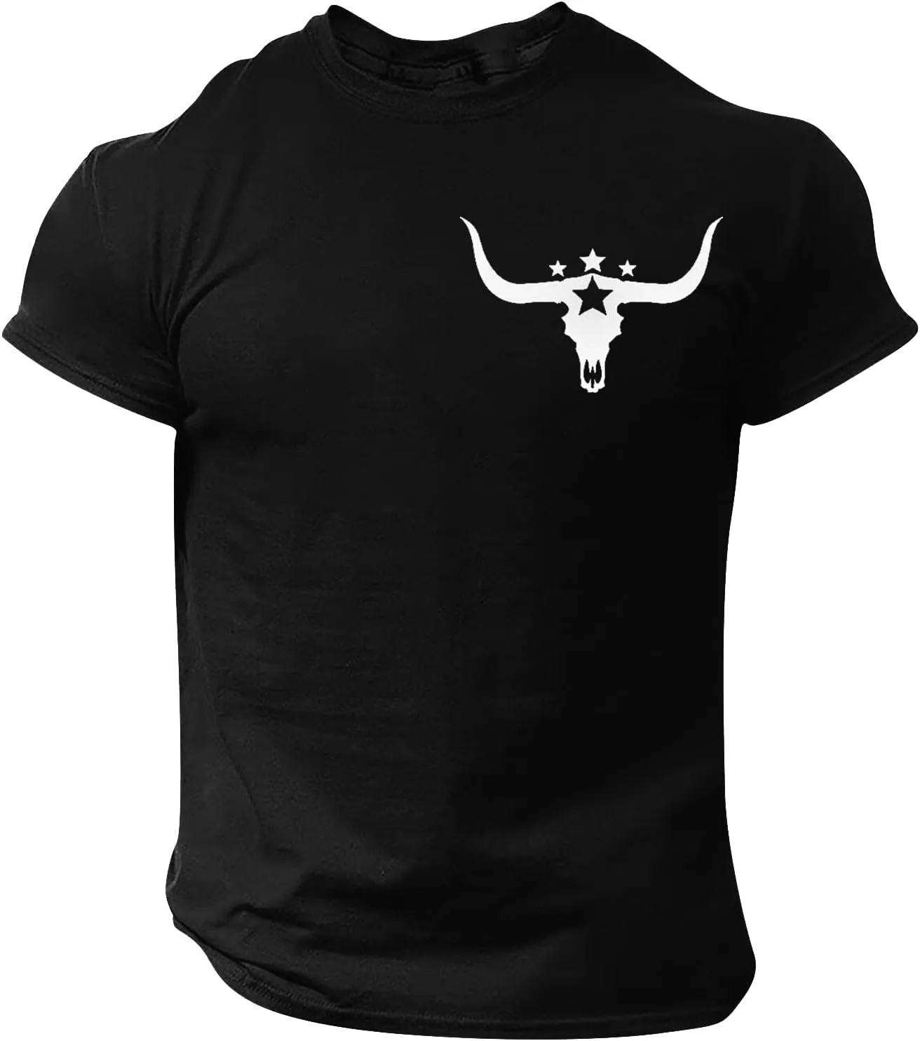 Mens Western Aztec T Shirts Vintage Graphic Tee Summer Short Sleeve Cowboy Shirts Lightweight Casual Crewneck Tops
