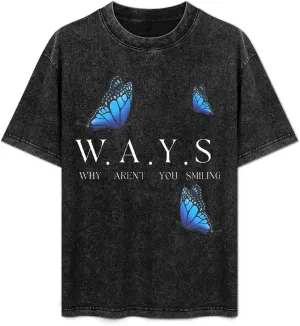 Mens Womens Vintage Oversized Drop Shoulder Short Sleeve Cool T-Shirts Tops Tees