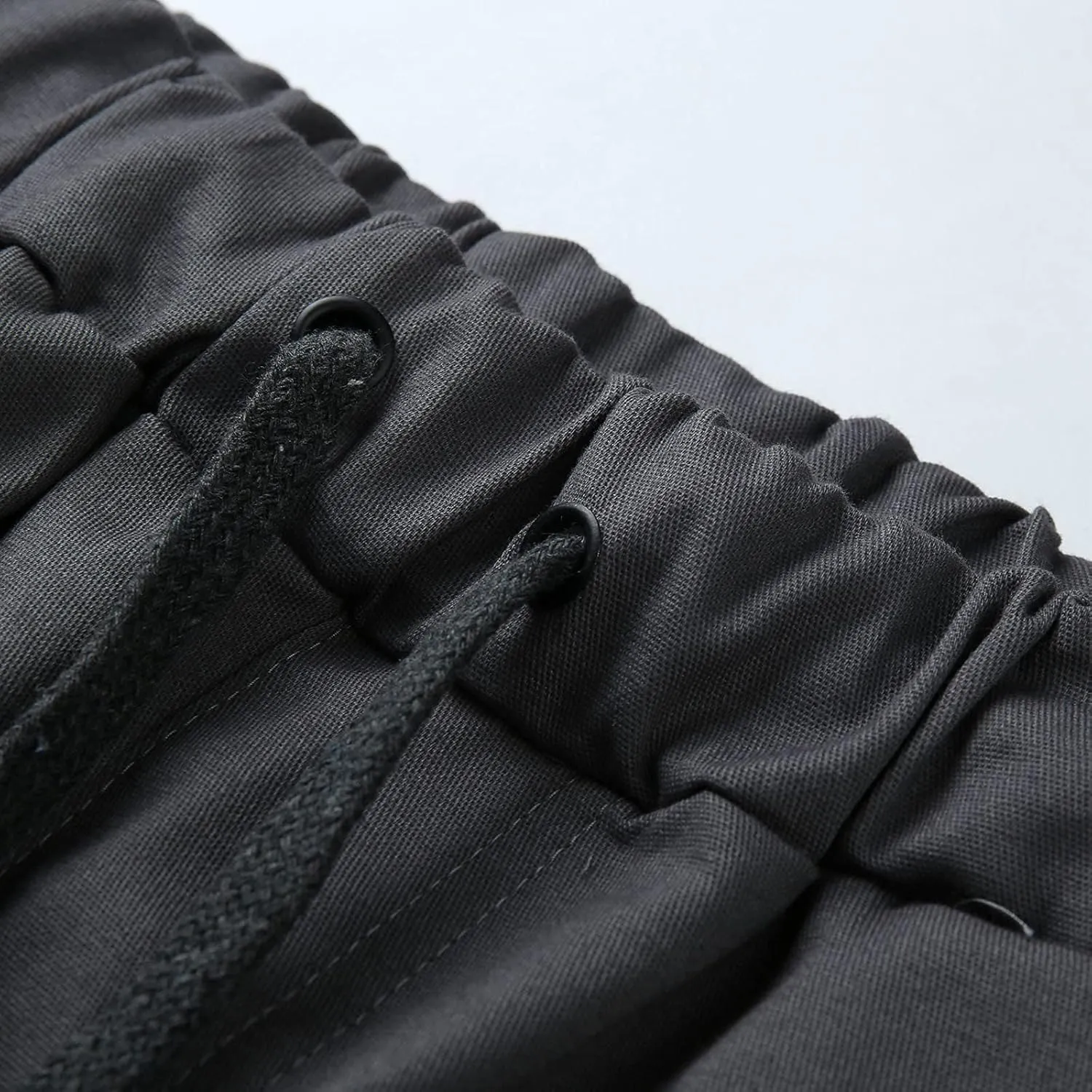 Mens Workout Cargo Sweatpants Tapered Athletic Sweatpants for Jogging Running Exercise Gym Workout Mens Zip Joggers