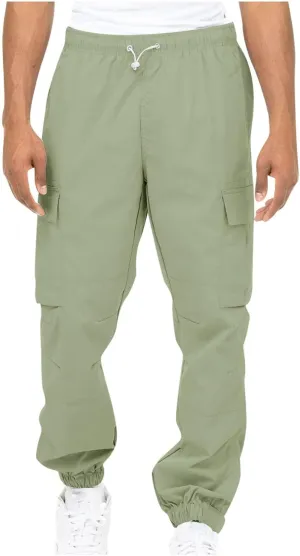 Mens Workout Cargo Sweatpants Waist Trousers Streetwear Work Pant Athletic Sweatpants with Pockets Men Joggers Pants