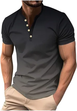 Muscularfit T-Shirts for Men Graphic Funny Short Sleeve Quarter Zipper Polo Shirt Summer Causal Stylish Gym Workout Pullover