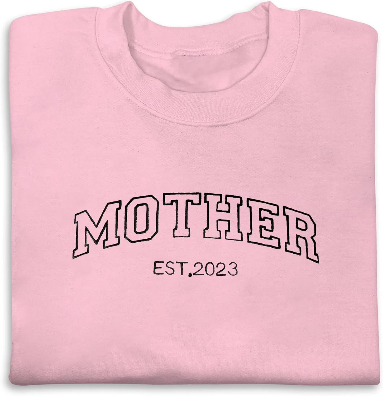 Personalized Embroidered Sweatshirt Custom Name Sweatshirt Add Your Text&Date Sweatshirt