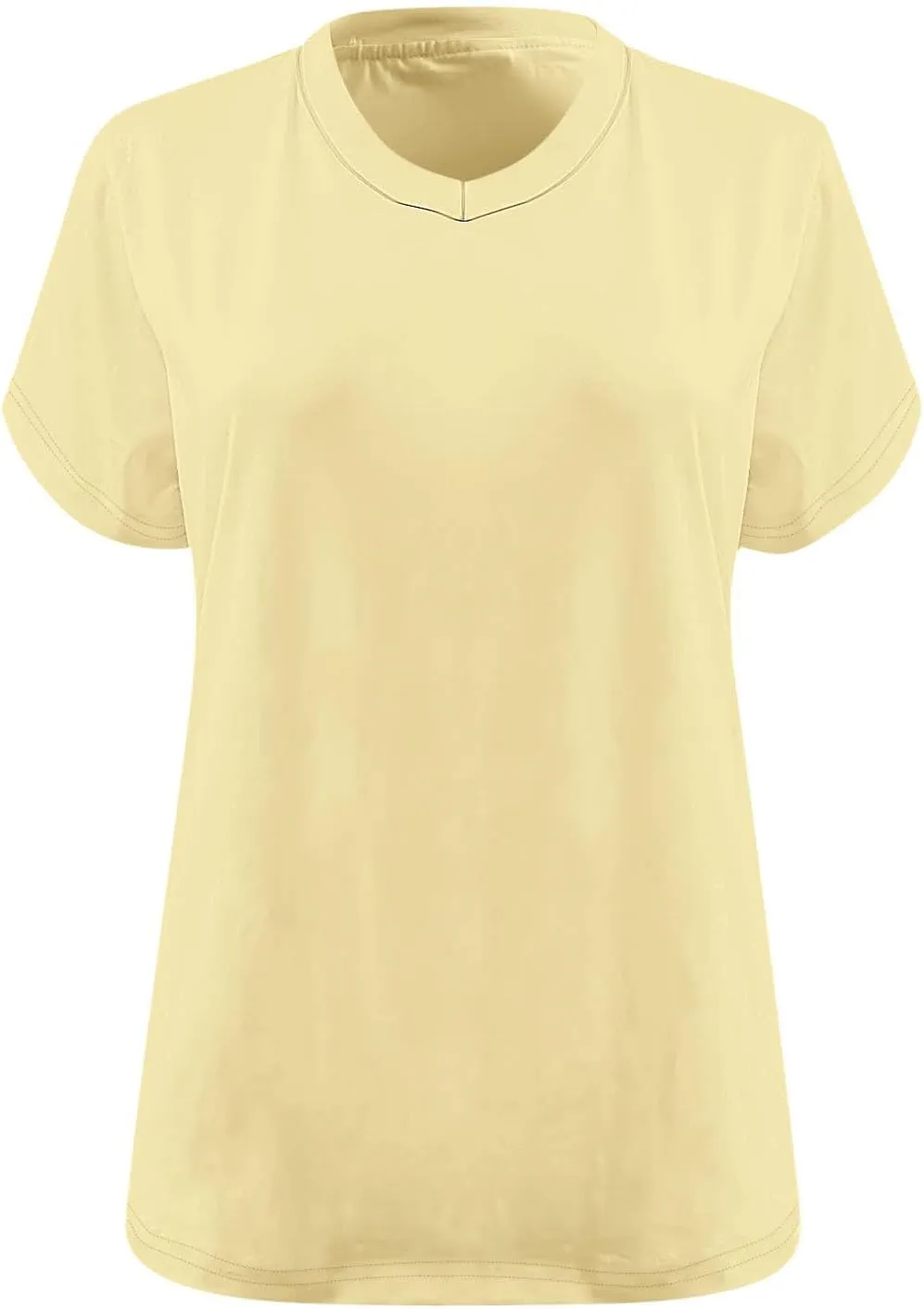 Plus Size Oversized T Shirts Women Fahsion V Neck Short Sleeve Drop Shoulder Tshirt Casual Summer Tunic Tops