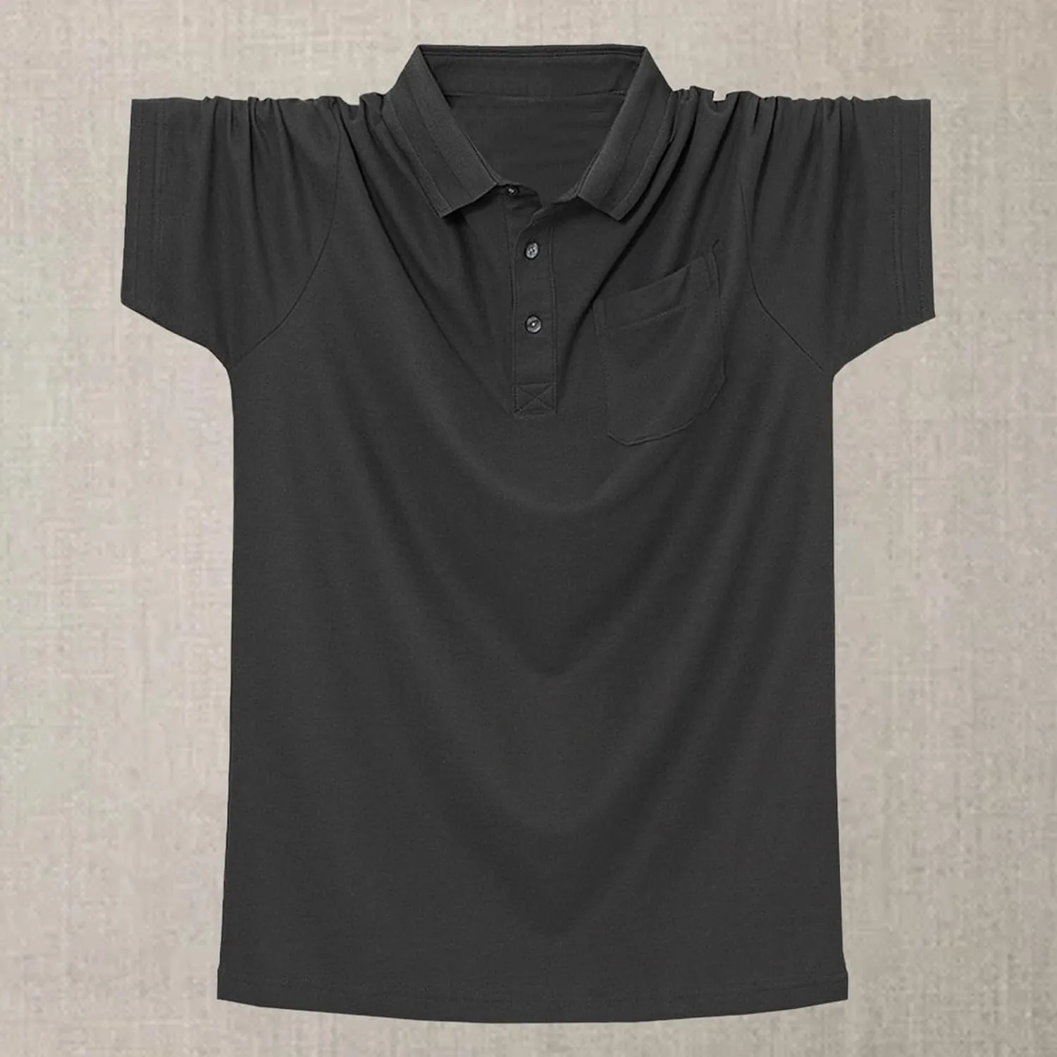 Polo Shirts for Men Short Sleeve with Pocket Quick Dry Performance Golf T-Shirts Summer Casual Tactical Collared Tee