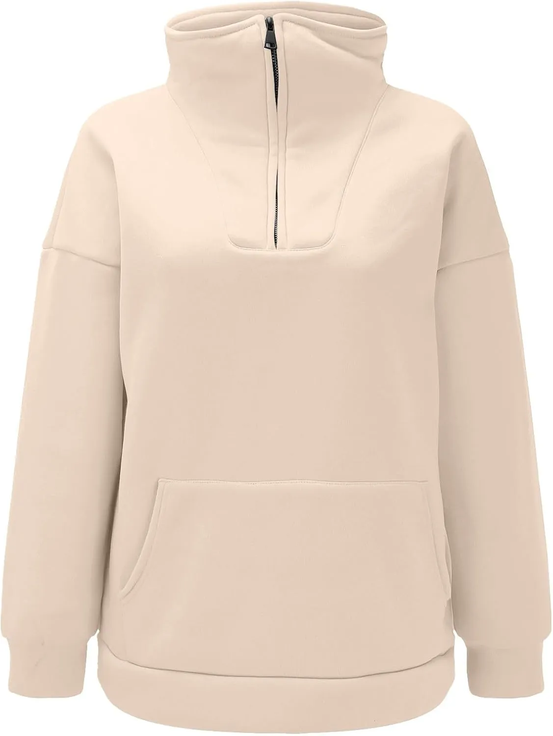 Quarter Zip Pullover Women Half Zip Pullover Women Sweatshirt Oversized Sweatshirt Long Sleeve Shirts for Women Top