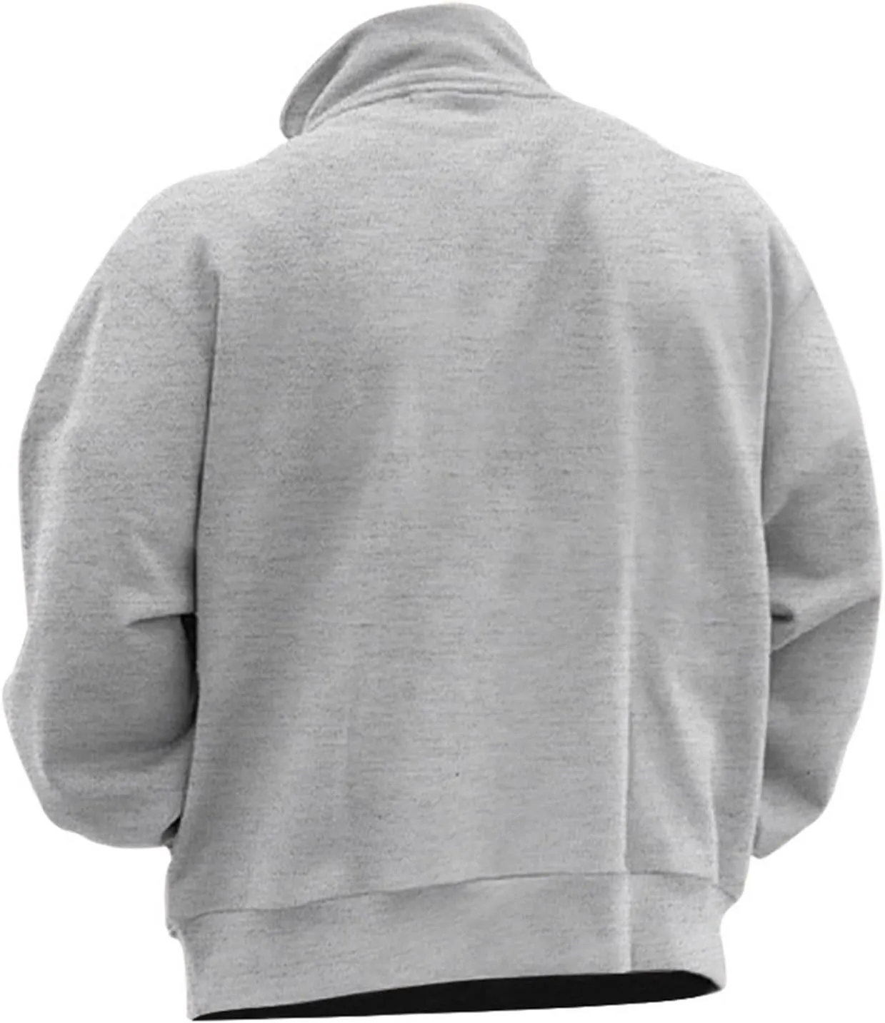RTTUIOP Mens 1/4 Zip Pullover Fleece Western Sweaters Work Pullover Long Sleeve Solid Warm V Neck Quarter Zip Pullovers