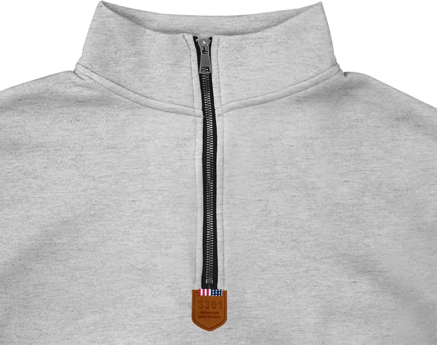 RTTUIOP Mens 1/4 Zip Pullover Fleece Western Sweaters Work Pullover Long Sleeve Solid Warm V Neck Quarter Zip Pullovers