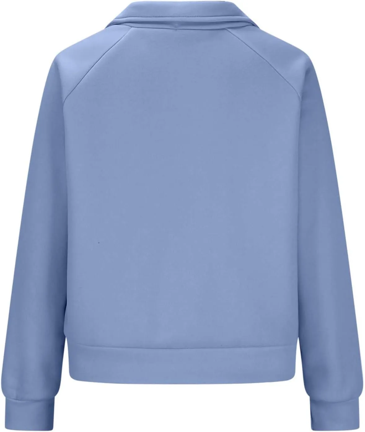 SEAOPEN Half Zip Sweatshirts Women Cropped Hoodies Long Sleeve Drawstring Pullover Top Fall Fleece Jackets with Pocket