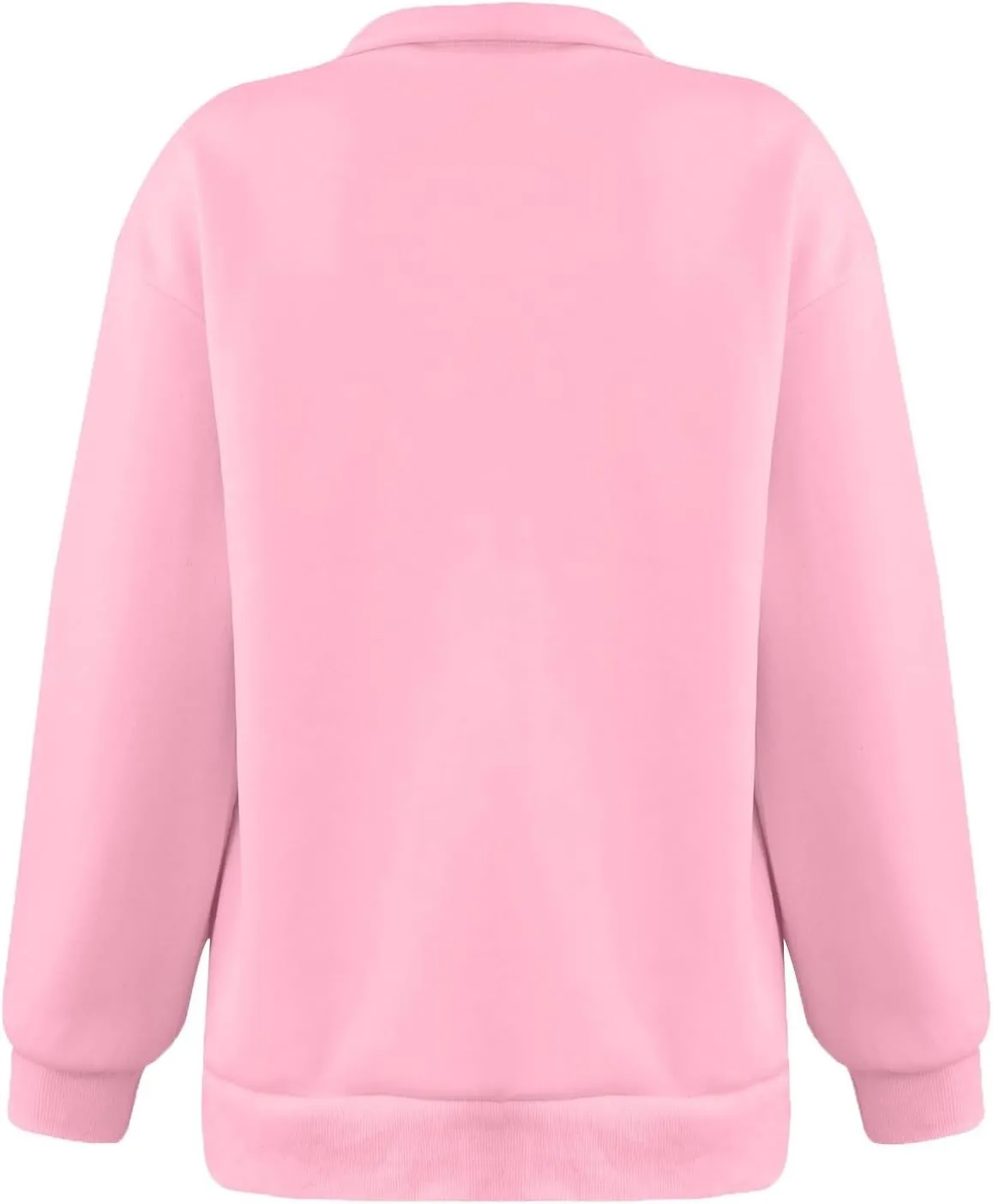 slqdgmryz Quarter Zip Pullover Women Fleece Oversized Sweatshirt 1/4 Zipper Drop Shoulder Cute Sweatshirts for Teen Girls