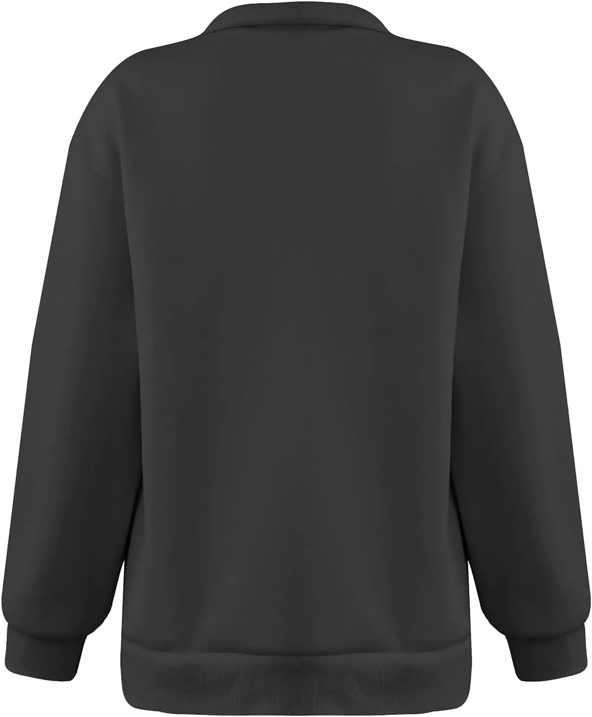 slqdgmryz Quarter Zip Pullover Women Fleece Oversized Sweatshirt 1/4 Zipper Drop Shoulder Cute Sweatshirts for Teen Girls