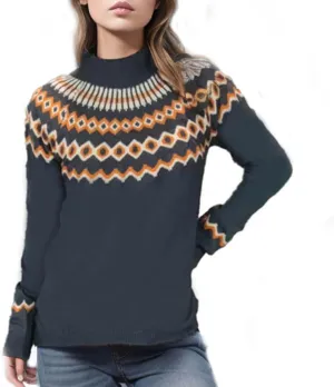 Striped Sweater for Women Striped Color Block Cable Knit Sweaters Spring Long Sleeve Crew Neck Loose Pullover Tops