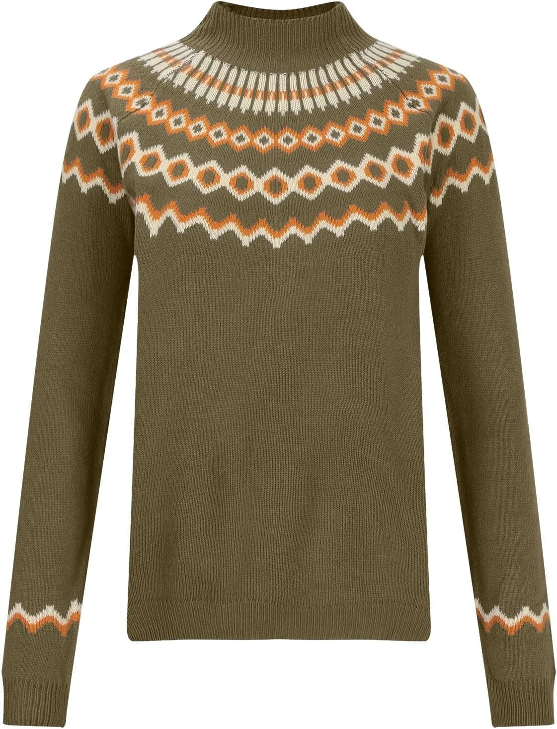 Striped Sweater for Women Striped Color Block Cable Knit Sweaters Spring Long Sleeve Crew Neck Loose Pullover Tops