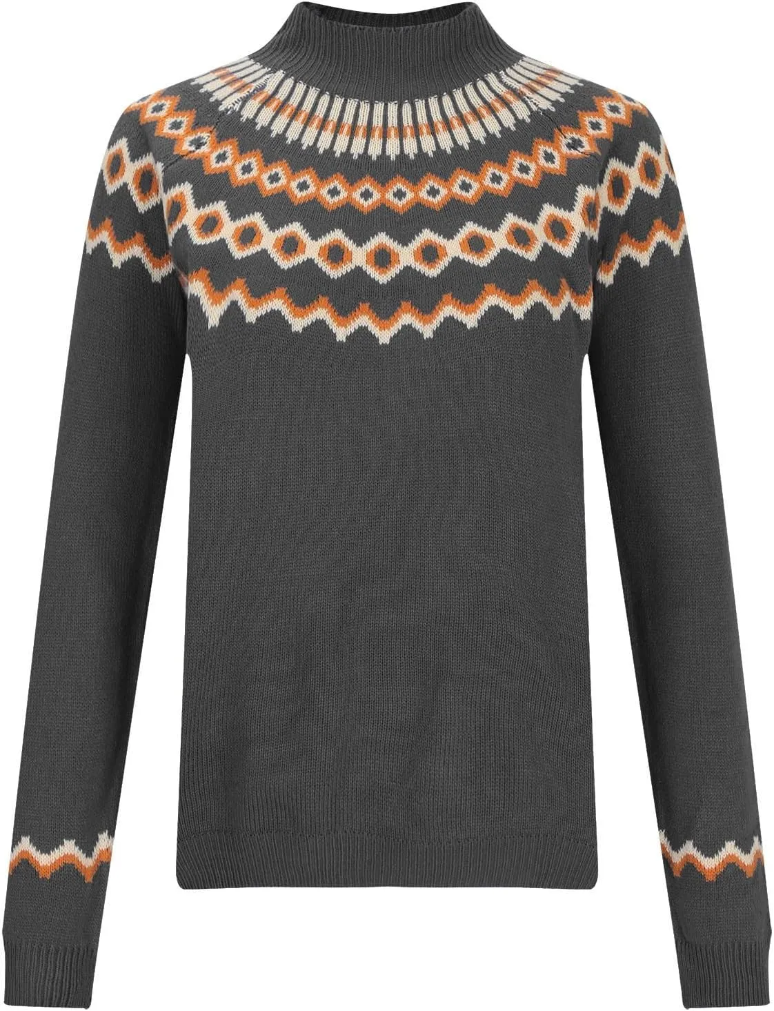 Striped Sweater for Women Striped Color Block Cable Knit Sweaters Spring Long Sleeve Crew Neck Loose Pullover Tops