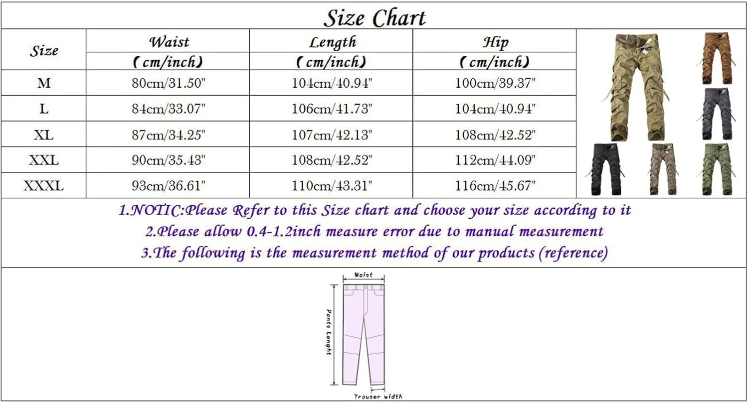Sweatpants Stretch Elastic Waist Jogger Sports Pants Drawstring Trousers Men's Cargo Pant Straight Leg Relaxed Casual Work Ripstop Outdoor Hiking Pants Tactical Pants with ZXUS0215-SALE1675 Coffee