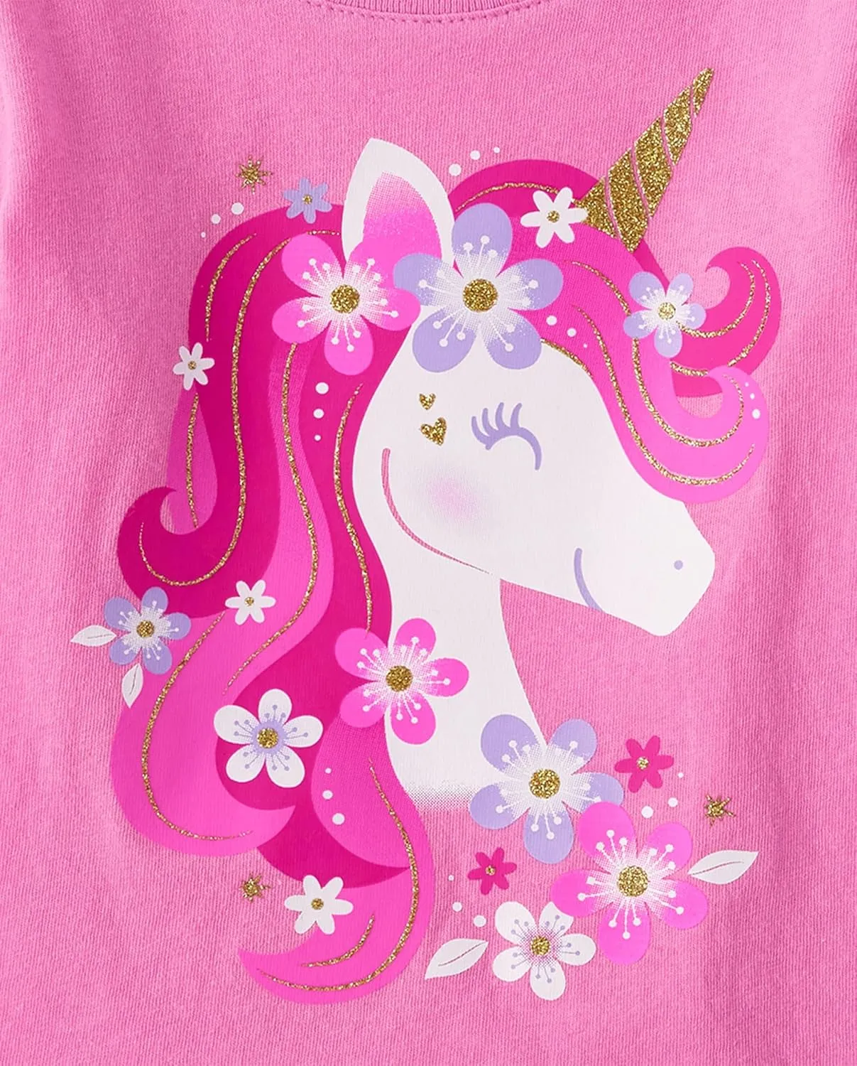 The Children's Place Baby and Toddler Girls' Animal Short Sleeve Graphic T-Shirts, Multipack