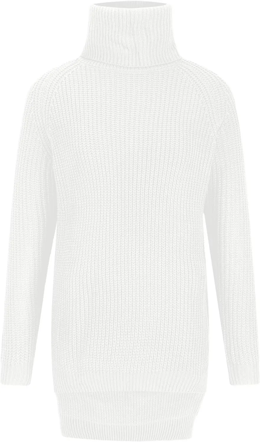 Turtleneck Tops for Women Long Sleeve Knitted Sweater Casual Fitted Sweater Fall Winter Fashion Sweaters Outfits