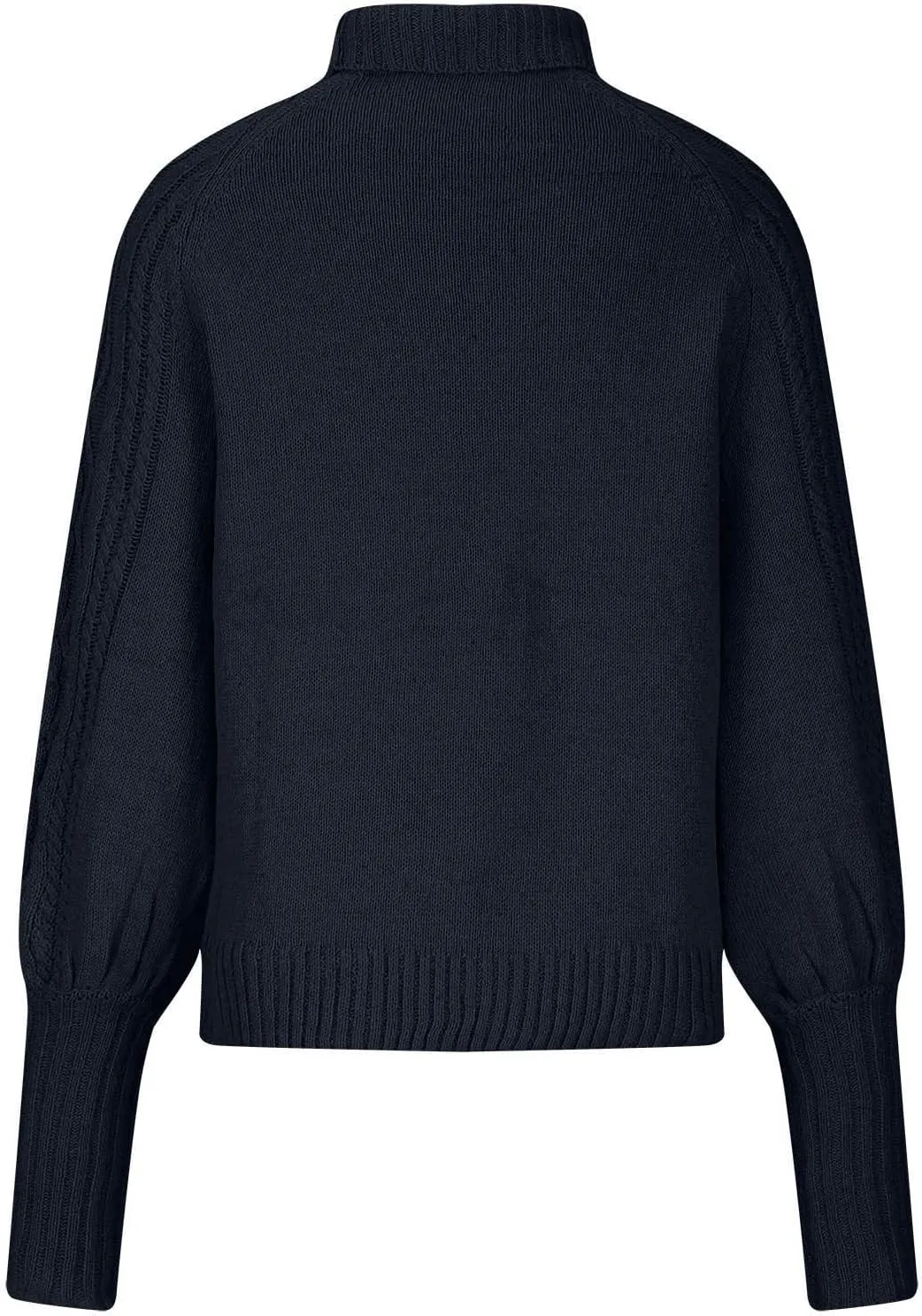Turtlenecks for Women Ribbed Knitted Sweater Casual Oversized Sweater Solid Color Sweater Plus Size Winter Sweater