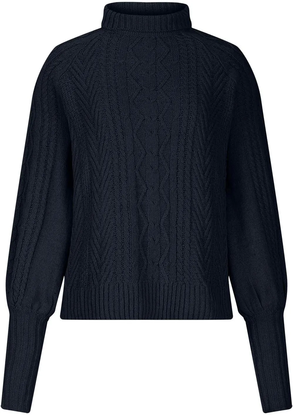 Turtlenecks for Women Ribbed Knitted Sweater Casual Oversized Sweater Solid Color Sweater Plus Size Winter Sweater