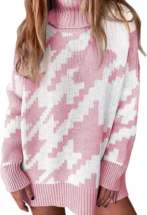 Ugly Christmas Sweater Plus Size Women Funny Knitted Ribbed Pullover Long Sleeve Crew Neck Jumper Tops Plus Size