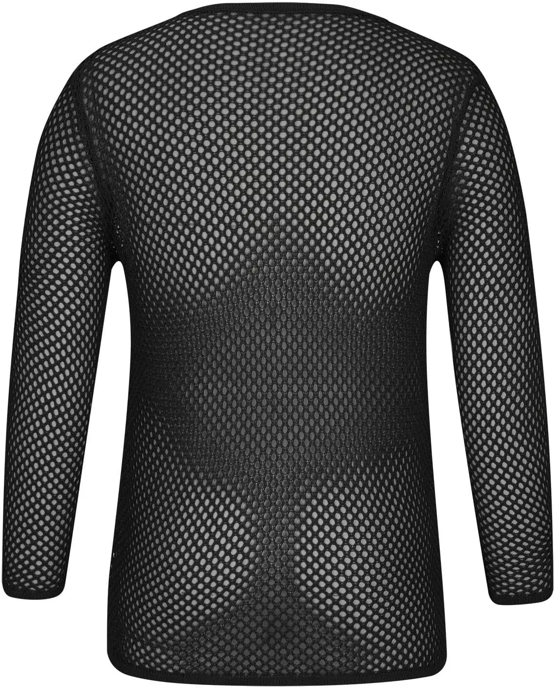 Uillui Men's Mesh Fishnet Muscle Shirts See Through Mesh Party Vest Tops Workout Muscle Tank Fitted Crew Neck Base Layer Tee