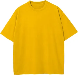 Unisex Oversized T-Shirt – 250 GSM Heavyweight Cotton, Stonewashed, Soft & Durable, Casual Streetwear Tee AJPT250GM
