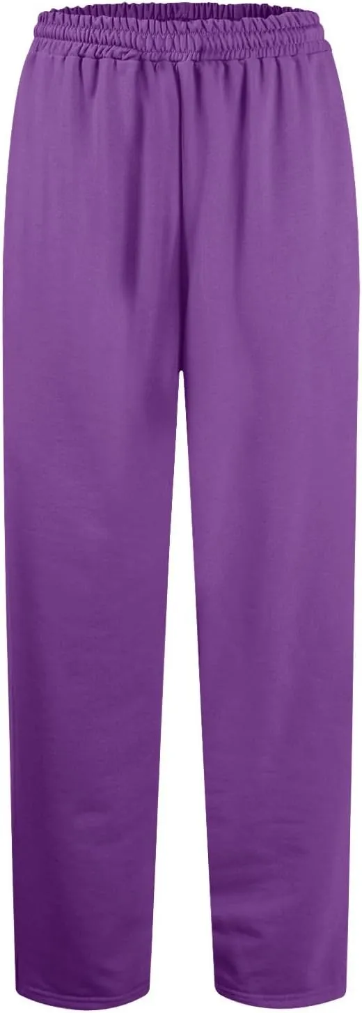 Wide Leg Sweatpants Women Baggy Low Rise Wide Leg Pants Casual Workout Athletic Track Sweatpants with Pockets