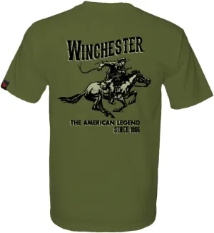 Winchester Official Vintage Horse and Rider Graphic T-Shirts for Men