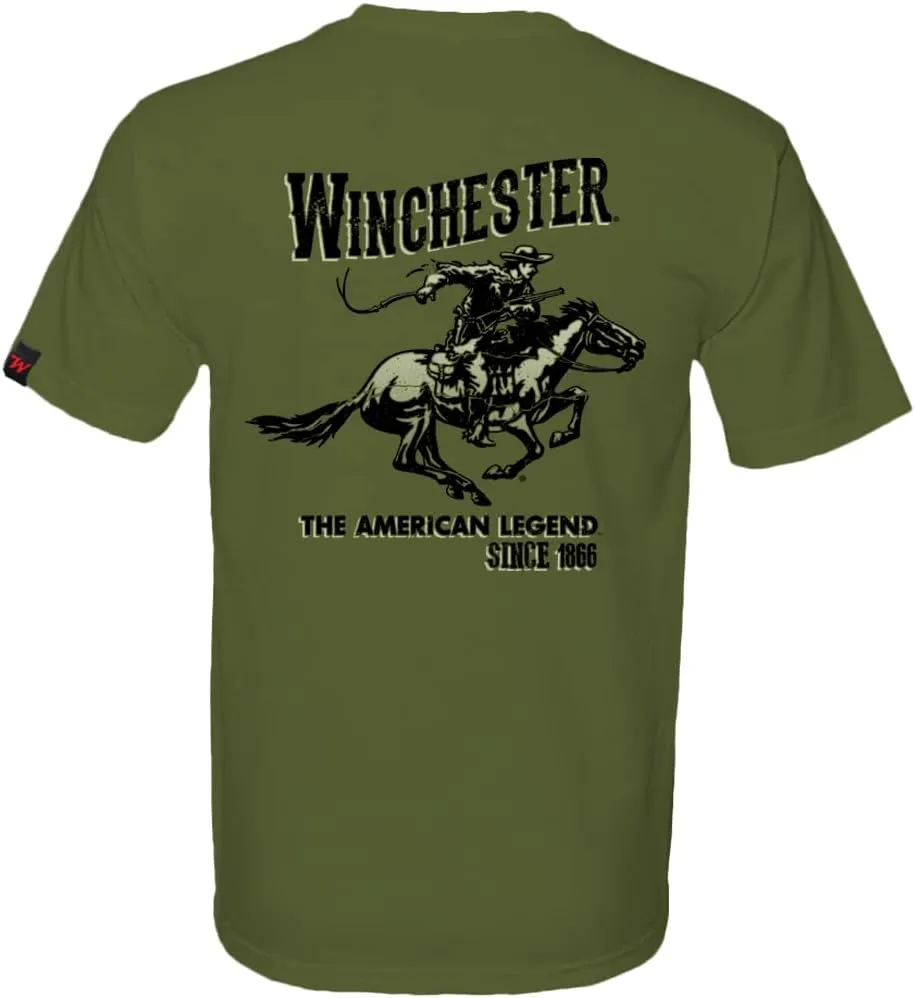 Winchester Official Vintage Horse and Rider Graphic T-Shirts for Men