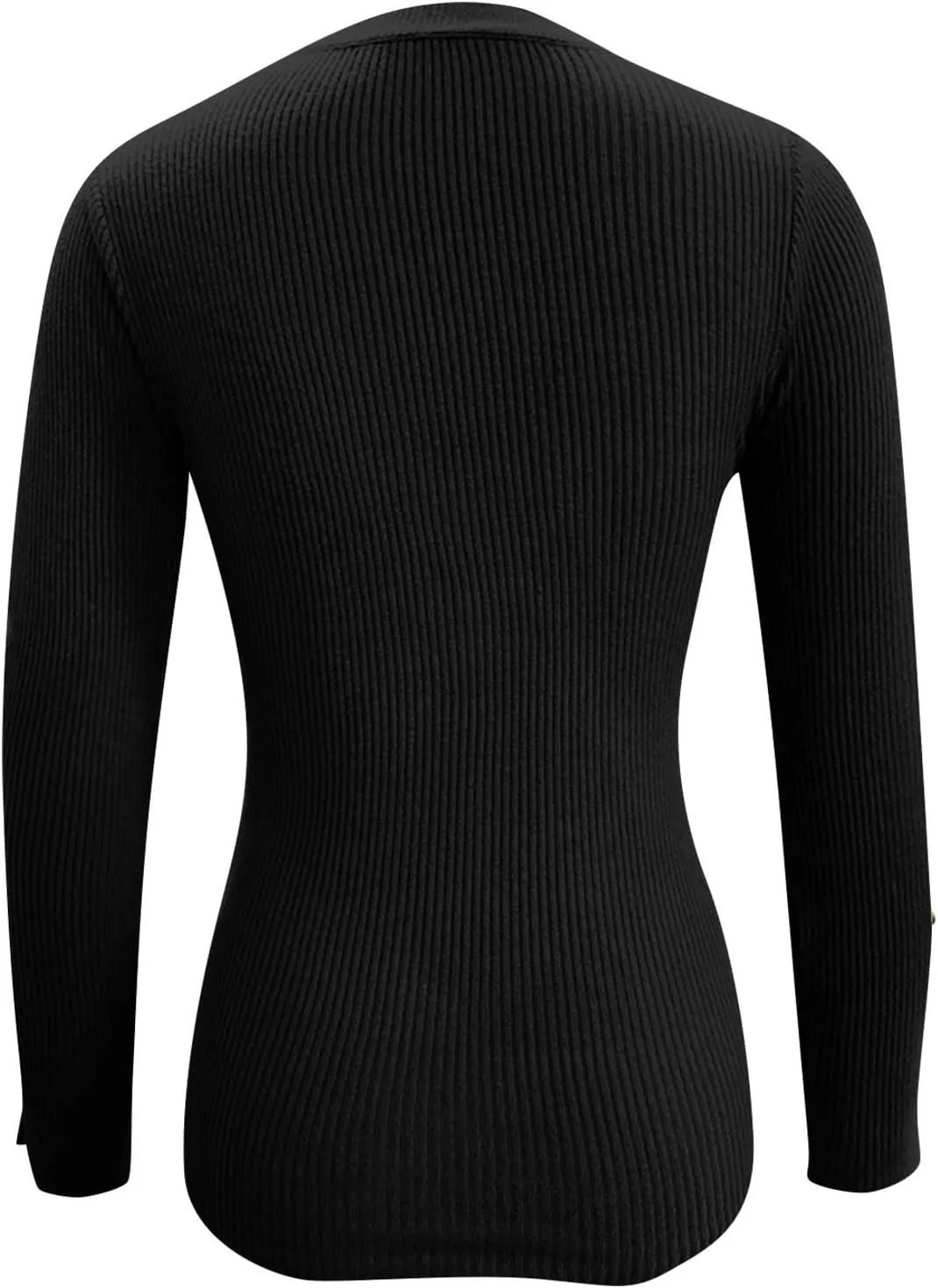 Women Shirts Long Sleeve Turtle Neck Rib Knit Sweaters Trendy Winter Button Down Tshirt Tops Fall Cute Outfits