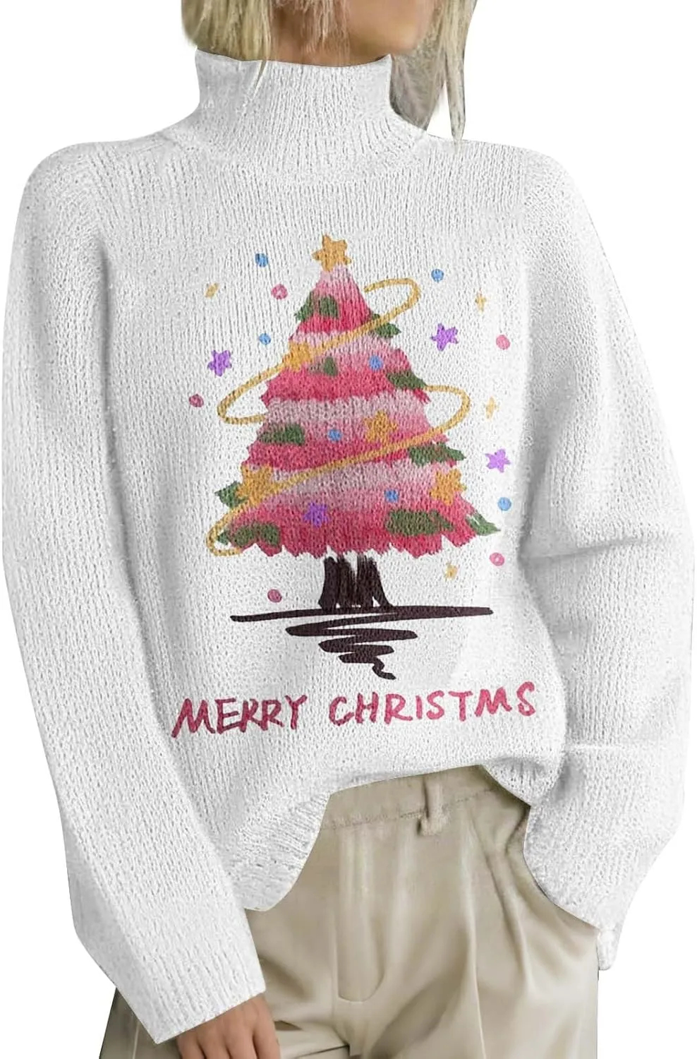 Women Turtleneck Sweater Long Sleeve Oversized Blouse Classic Casual Jumper Turtle Neck Fall Winter Basic Knit Top