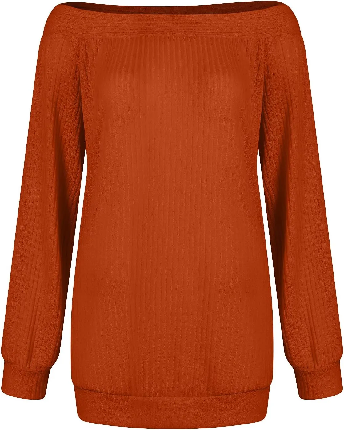 Womens 2024 Cute Lightweight Pullover Sweaters Tops Comfy Off The Shoulder Cable Knit Beach Boho Clothes