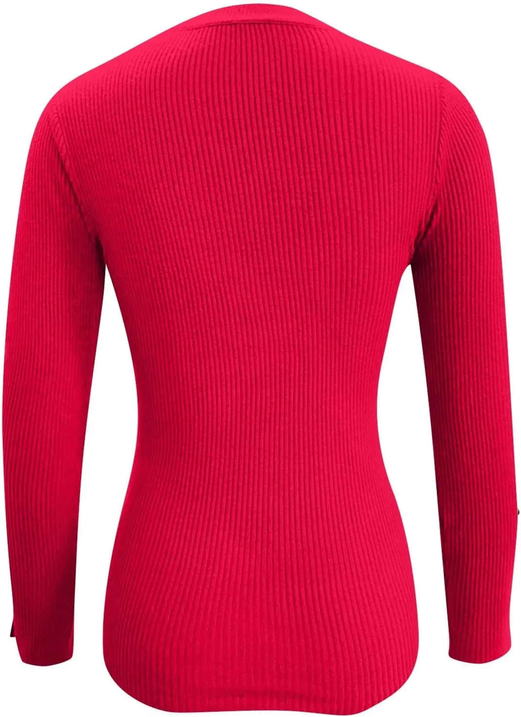 Womens Basic Tops Long Sleeve Mock Turtle Neck Ribbed Sweaters 2024 Winter Button T Shirts Loose Fit Fall Comfy Clothe