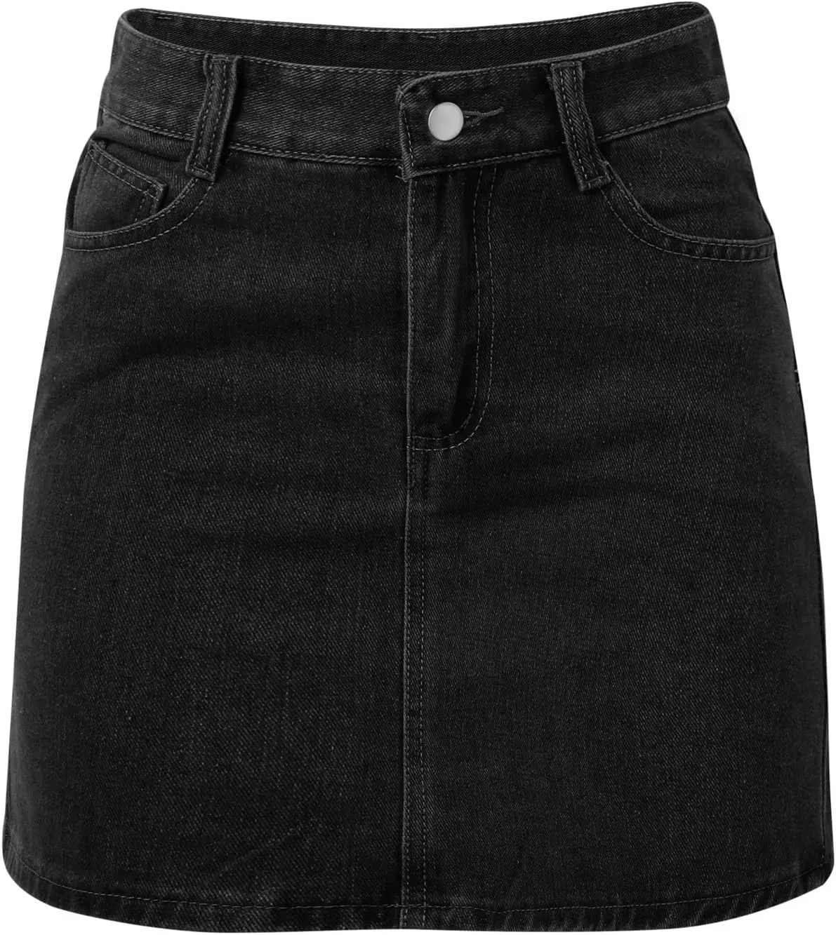 Womens Denim Skirts Trendy High Waisted Casual Stretchy Baggy Teen Girls Summer Slim Fit Y2k Relaxed Fit Jean Shorts
